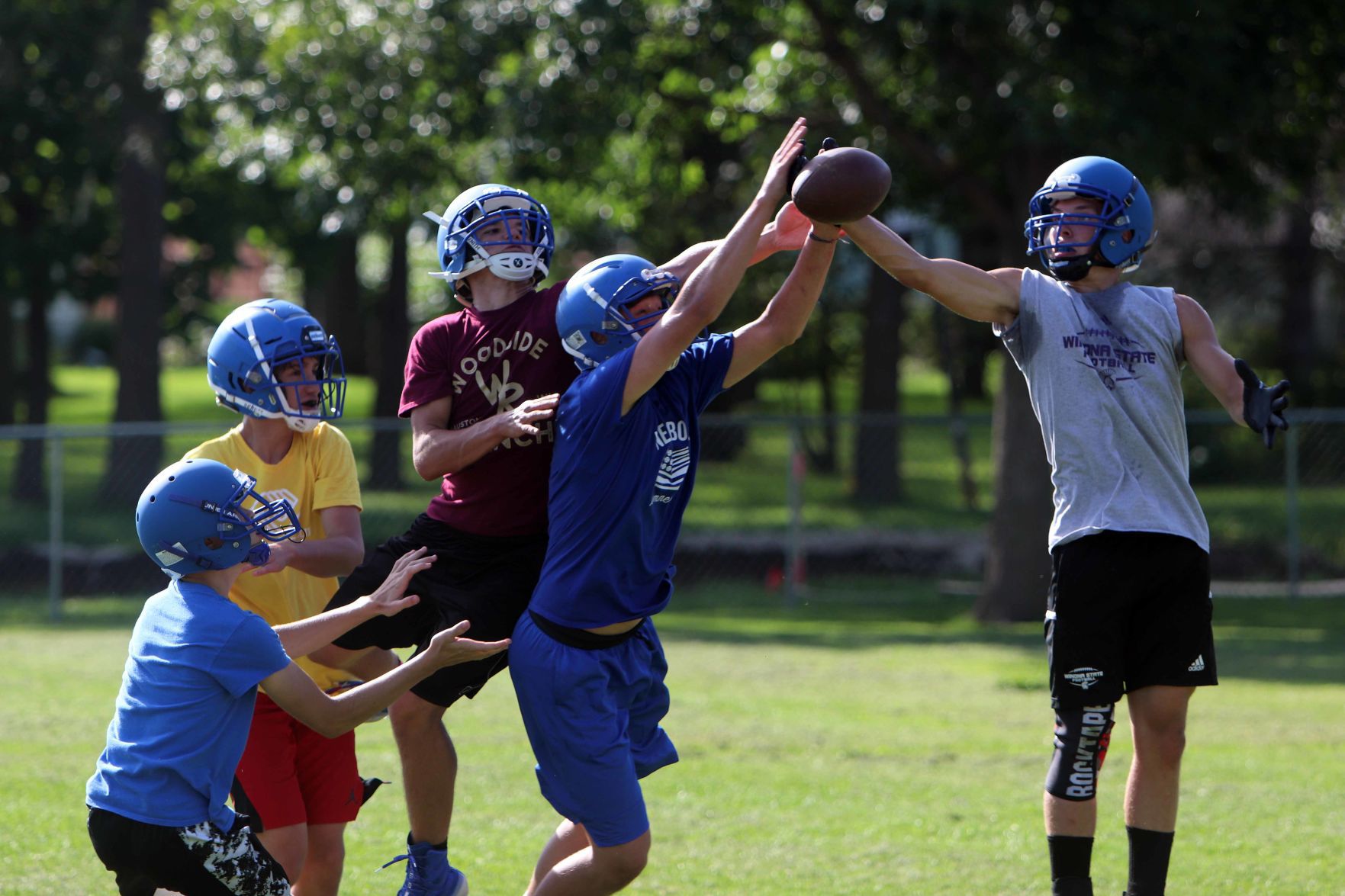 New Lisbon Football Practice